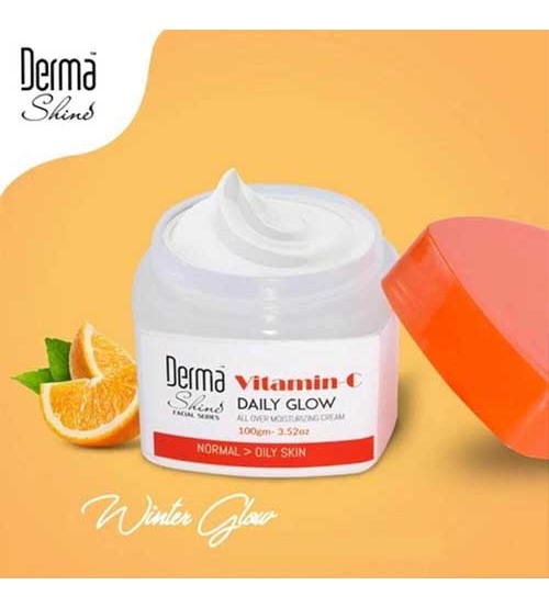 Derma Shine Daily Glow Vitamin C Moisturizing Cream 100g